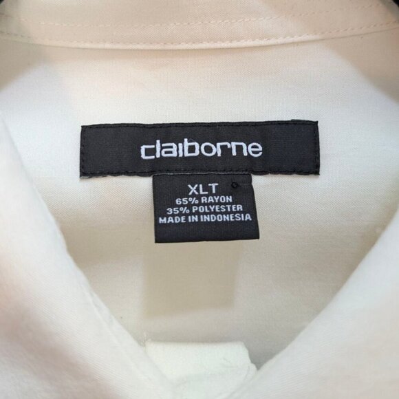 Claiborne White Rayon Blend Shirt - Picture 5 of 5